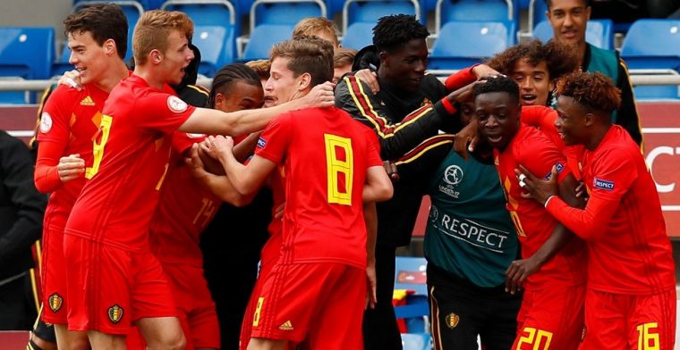 Belgische U17 begint aan EK met own goal, horrorblessure, rood en een punt