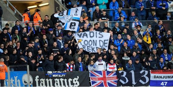 Club Brugge-fans nemen tegen Gent ex-speler op de korrel: 'Vadis, toon de beker'
