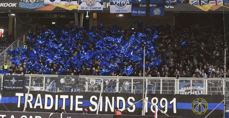 Club Brugge vrijgesproken voor anti-joodse gezangen, maar bondsparket in beroep