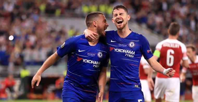 Fenomenale Hazard bezorgt Chelsea bij zijn afscheid de Europa League