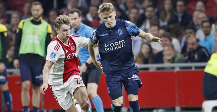 'Zorgelijk nieuws voor Ajax: Odegaard en zaakwaarnemer gespot in Duitsland'