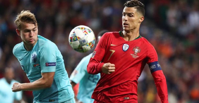 Ronaldo ontkent rol in miljoenentransfer De Ligt: Ik geloof van niet