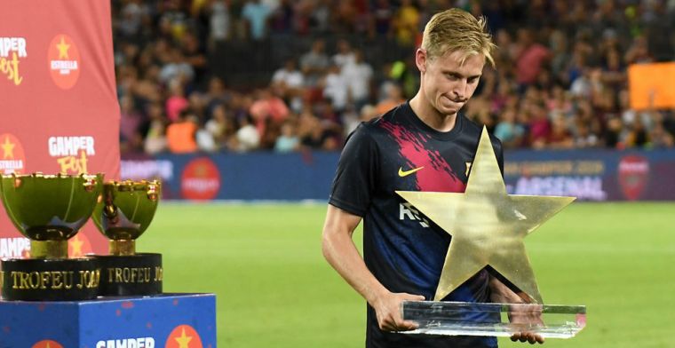 Droomstart bij Barça voor De Jong: 'Niet verwacht, ik verdien het niet'