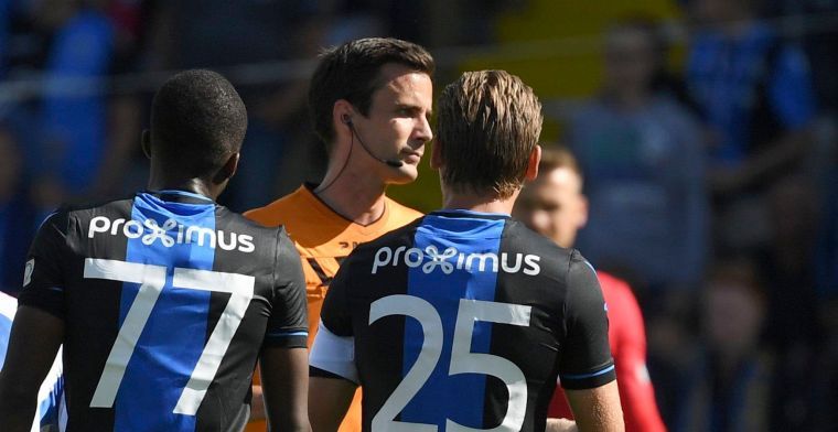 Referee Department is duidelijk na Club Brugge-Genk: ‘Dit soort fout is rood’