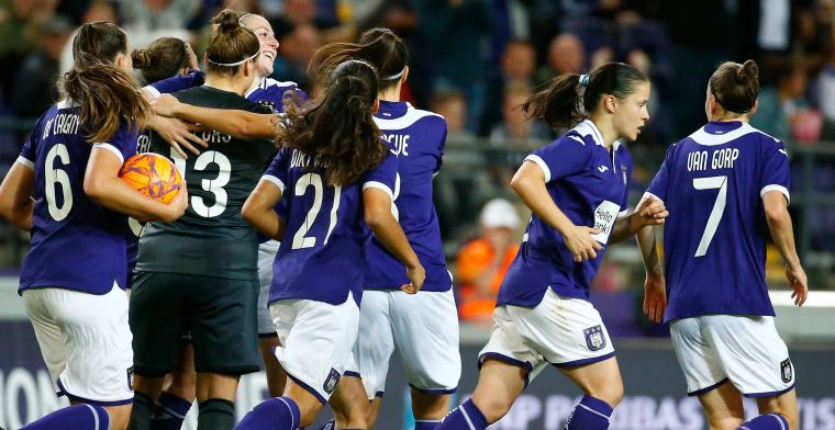 Dames van Anderlecht spelen gelijk in heenwedstrijd van Champions League