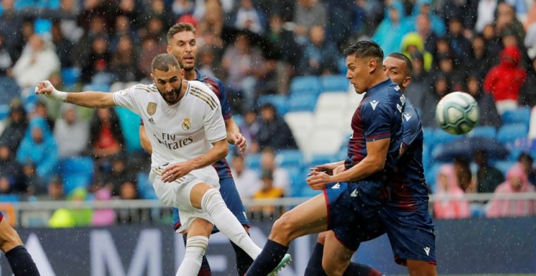 Krappe overwinning voor Real Madrid na ruime voorsprong bij rust bij debuut Hazard