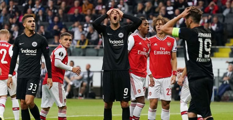 Europa League: Arsenal boekt makkelijk overwinning op het veld van Frankfurt