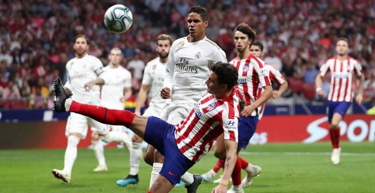 Hazard en Courtois raken niet voorbij Atlético Madrid in saaie Madrileens derby