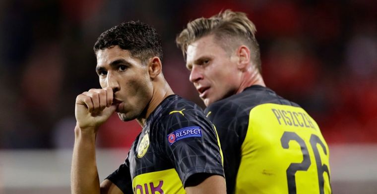 Uitblinkende Hakimi leidt Dortmund naar zege tegen Slavia Praag