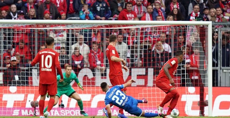 Hoffenheim stunt tegen Bayern, Dortmund-Belgen slikken late gelijkmaker