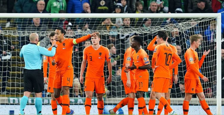 Nederland kwalificeert zich voor het EK na zoutloos gelijkspel tegen Noord-Ierland