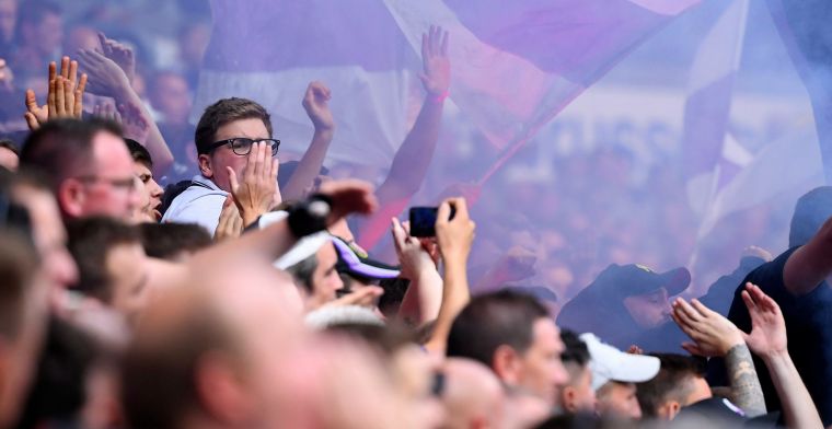 'Anderlecht-fans massaal aanwezig voor bekerduel tegen Moeskroen'