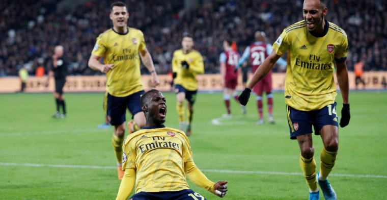 Arsenal wint weer eens in Engeland na geweldige comeback tegen West Ham