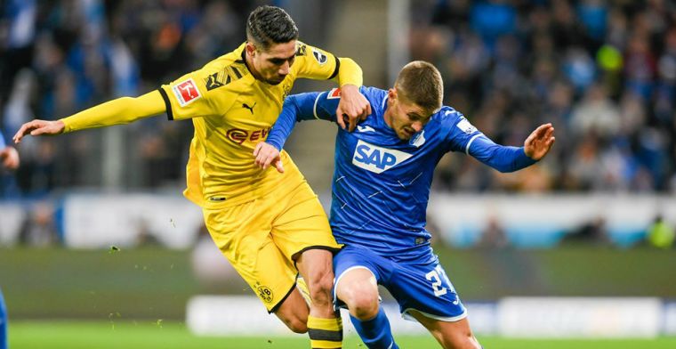 Dortmund zakt in elkaar na wissel Hazard, verlies tegen Hoffenheim