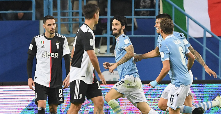 Juventus verliest finale tegen Lazio en grijpt naast Italiaanse Supercup