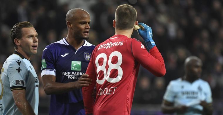 Kompany krijgt lof voor actie tijdens Anderlecht-Club Brugge: “Moedig van hem”