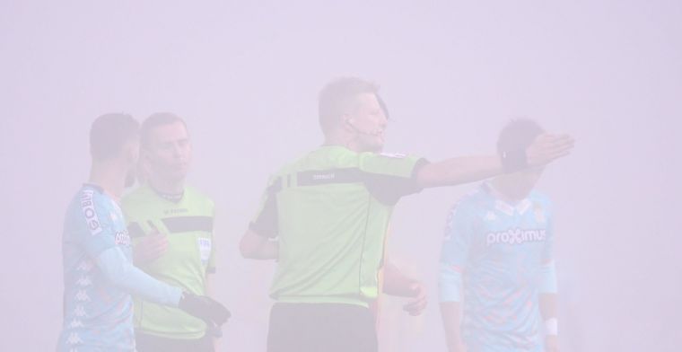 Voetballen onmogelijk door mist: Charleroi-KV Mechelen wordt definitief gestaakt