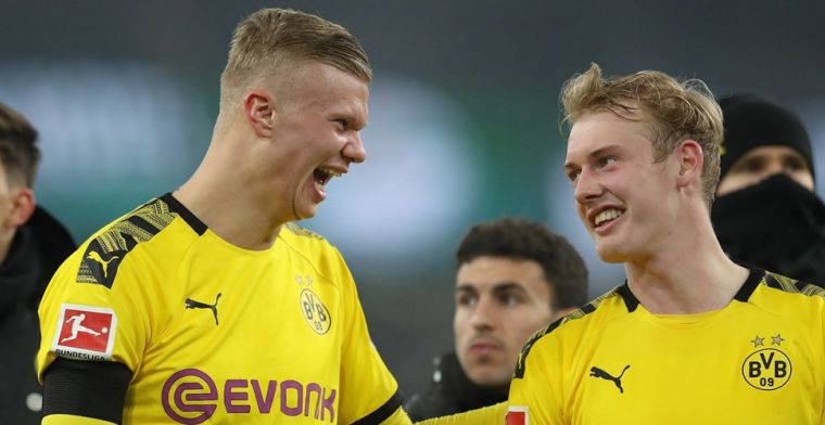 Dortmund vol lof over sensatie Haaland: 'Maar zonde dat het nu al minder wordt...'