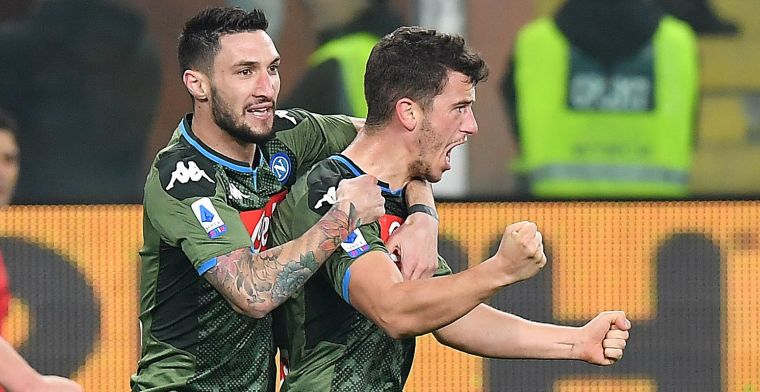 Napoli buigt achterstand om tegen Sampdoria, invaller Mertens slaat nog eens toe