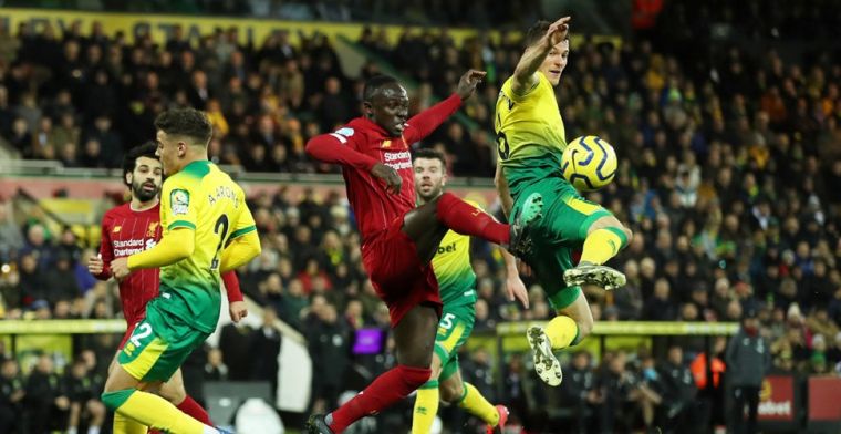 Liverpool-trein dendert dankzij Mané ook op bezoek bij Norwich City door