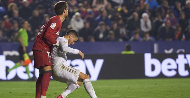 Klap op klap voor Real Madrid: verlies, blessure Hazard, koppositie kwijt