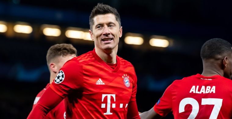 Flinke tik voor Bayern: Lewandowski voorlopig uit de roulatie door knieblessure