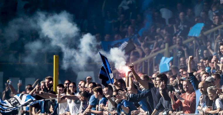 Ook fans van Club Brugge komen met steuntifo voor zorgsector