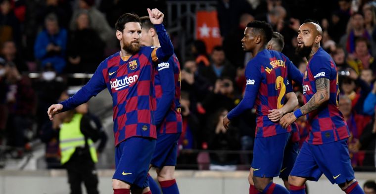 Messi tackelt ophef: Barcelona-spelers leveren zeventig procent salaris in