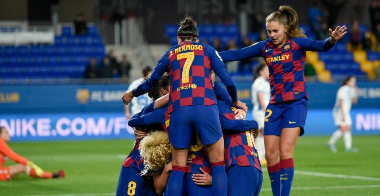 Spaanse media: Vrouwen van Barcelona zijn uitgeroepen tot kampioen