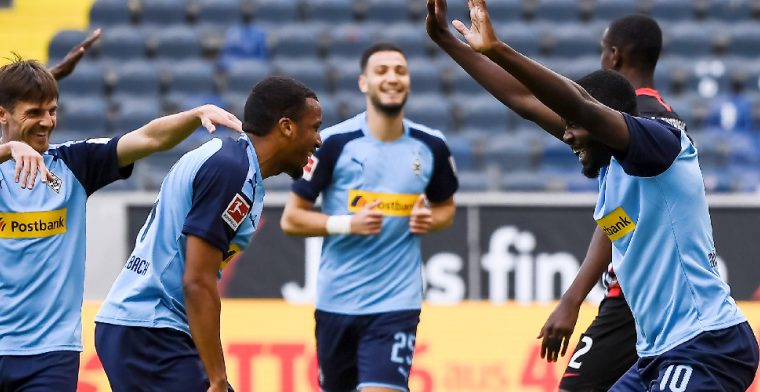 Oppermachtig Gladbach haalt het makkelijk van Eintracht Frankfurt