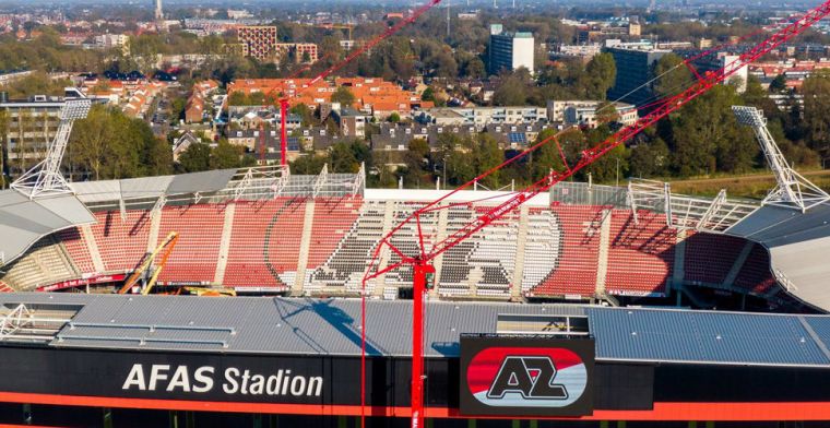De stilte na de storm is voorbij, AZ-stadion krijgt eindelijk een nieuw dak