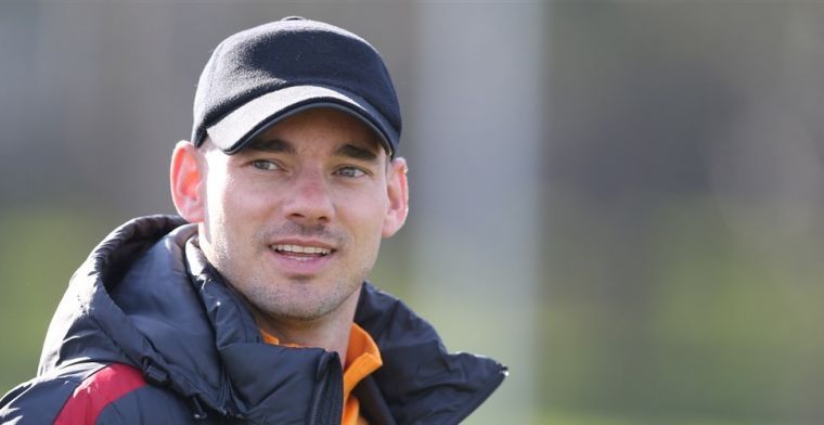 Sneijder wil trainer worden bij Galatasaray: Het liefst doet hij dat daar 