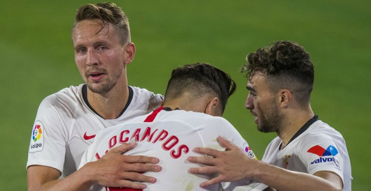 Sevilla trapt af met derbyzege en blijft op Champions League-koers