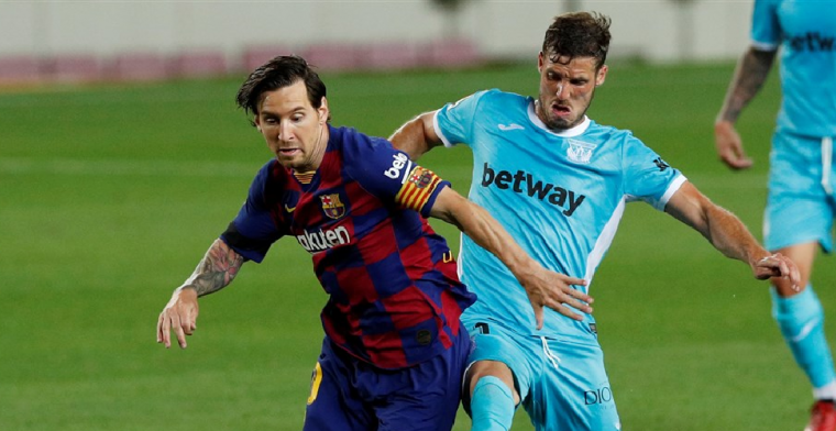 FC Barcelona dankzij Fati en Messi langs Leganés 