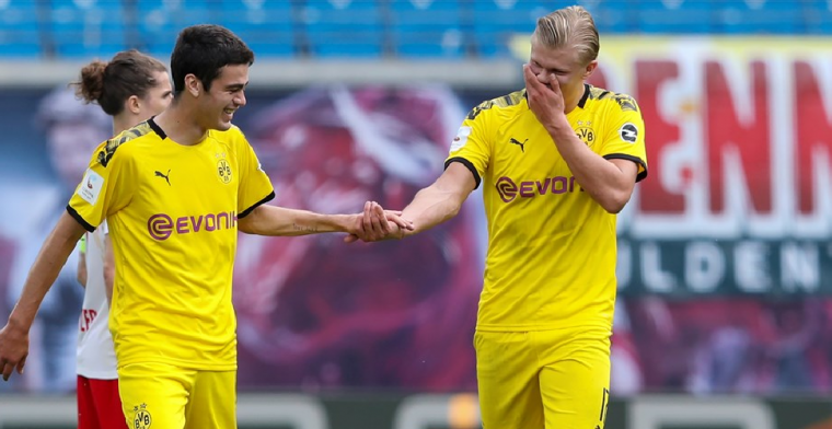 Dortmund-parel Reyna maakt indruk op Haaland: 'Noemde hem The American Dream'