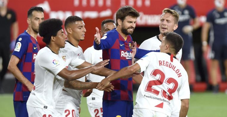 Piqué baalt en trekt conclusies: 'Voor Barça moeilijk om titel nog te winnen'