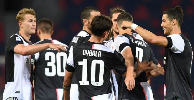 Juventus wint na goals van Ronaldo en Dybala, Denswil antiheld bij Bologna