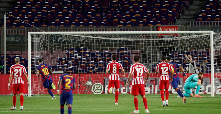 Penaltyfestival in Camp Nou, FC Barcelona raakt verder achterop in titelstrijd