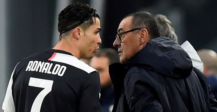 Sarri krijgt zware kritiek na ontslag bij Juve: grap, ergernis bij Ronaldo