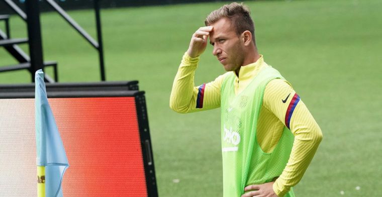 'Arthur mag niet meer meetrainen in laatste dagen bij FC Barcelona'