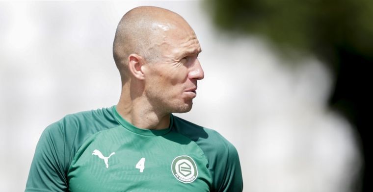 Toch geen Robben-rentree bij FC Groningen: Het randje aangetikt