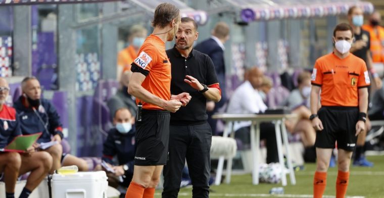 Moeskroen hekelt wedstrijdleiding na gelijkspel tegen Anderlecht: 'Geen respect'