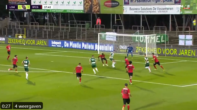 Lommel versus Seraing eindigt op 3-5; vier doelpunten van Mikatutadze