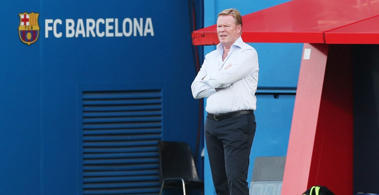 'Koeman mag nog niet op de bank plaatsnemen tijdens officiële duels van Barça'