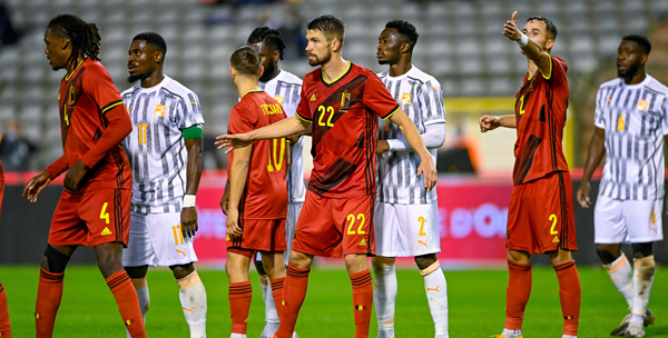Ivoorkust zag af tegen experimenteel België: Ik wil mijn spelers feliciteren