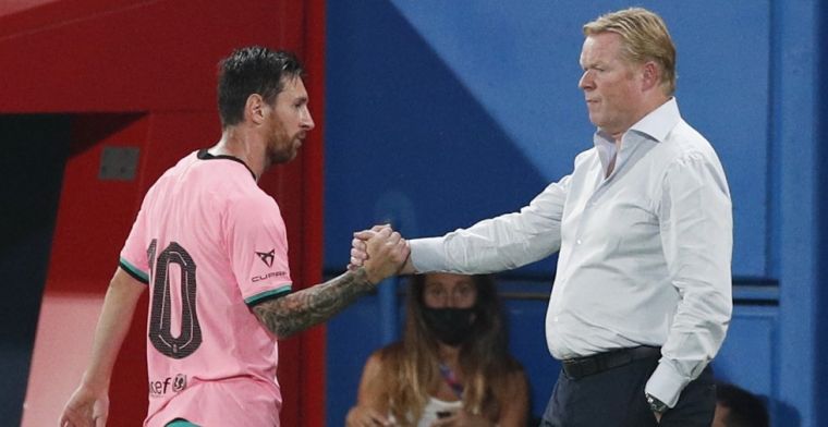 Geen wrevel meer tussen Messi en Koeman: Uiteindelijk is het goed gekomen
