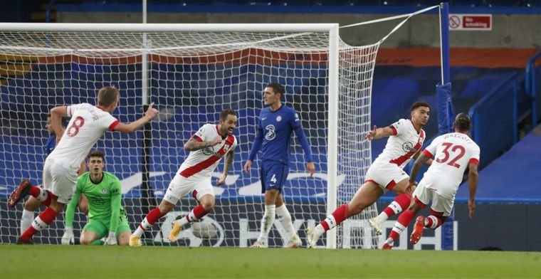 Chelsea geeft 2-0 én 3-2 voorsprong weg: Southampton scoort in extra tijd