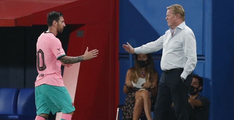 Opmerkelijk: Messi ontbreekt in Barça-opstelling, Koeman zet vedette op de bank