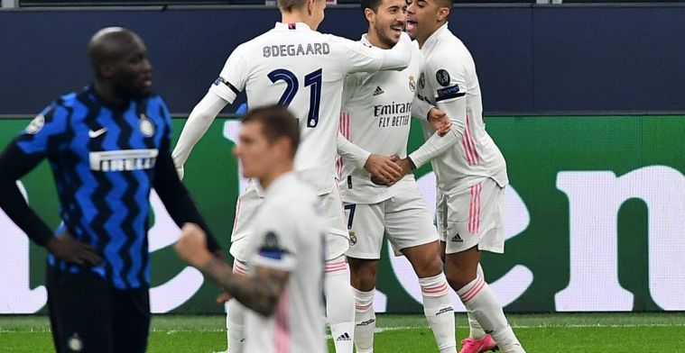 Hazard zet Real op weg naar cruciale overwinning tegen Inter Milaan