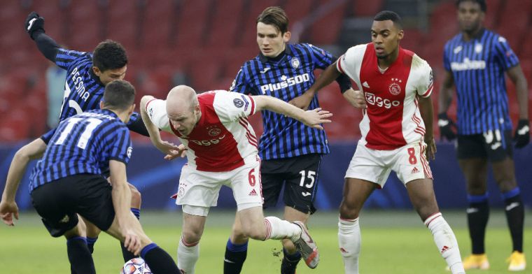 Ajax verliest van Atalanta en is uitgeschakeld in de Champions League